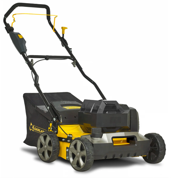 Garland 602W battery-powered artificial turf sweeper for synthetic lawn maintenance