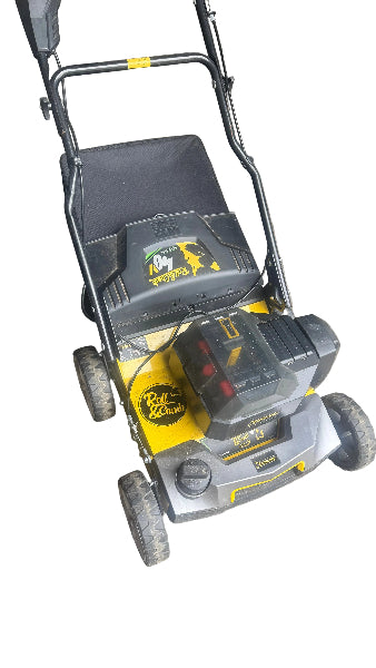 602W electric turf sweeper side angle Australia