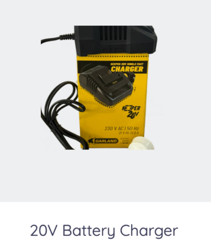 Garland 141W Artificial Lawn Sweeper 20V battery charger