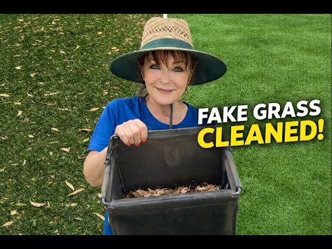 302E artificial lawn sweeper demonstration video on synthetic grass Australia
